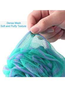 1pc Wash Bathing Sponge Loofahs , Exfoliating Bath Sponge Body Scrubber-Loofa Set (Randomly Send) - Bath Sponge - View 7