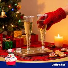 10/20/25/30/50/100-Piece Set Of Transparent Champagne Glasses, 130ml/4.5-Ounce Reusable Clear Champagne Flutes, Durable And Elegant Champagne Cups, Suitable For Weddings, Cocktail Parties, Holidays, Christmas And New Year - View 2