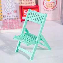 1pc Creative Phone Stand, Desk Slouchy Bracket, Cute Chair Shaped, Stable Heavy-Duty Design, Bedside Phone Holder - A - View 13