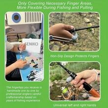 Unisex Anti-Slip Single Finger Fishing Protector Guard, Wear Resistant Casting Finger Saver For Fishing Cast Protection. - Multicolor - View 6