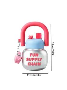 1pc Dual Water Bottle Carrier, Large Capacity, Suitable For Students And Office Workers - Multicolor - View 4