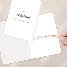 Wedding Vow Cards - Handwritten Card Set - With Envelopes - To Be Given To Husband And Wife On Wedding Day - Sets - View 3
