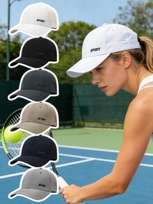 1pc Adjustable Women's High-Quality Baseball Cap, Letter Printed Snapback Hat, Fashionable & Versatile, Unisex - Baseball Cap - View 3