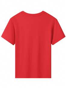 Disney Unisex Youth T-Shirt (Ages 2-14), Lightweight Comfort Fabric, Bold Cartoon Print, Everyday Casual Top For Boys & Girls, Fast Express Delivery - 紅色 - 查看 2