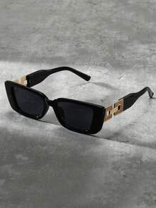 1件 Y2K 复古时尚眼镜，男女通用，超大镜框，轻便百搭，适合海滩、街头、音乐节等场合，是青少年、男士、女士毕业季的理想配饰。 - 彩色 - 查看 10