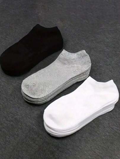 30 Pairs Comfortable Breathable Unisex Low-Cut Socks, Suitable For Spring And Summer Wear