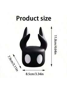 空洞骑士人体工学耳机支架，游戏机支架，多功能3D装饰支架，适用于游戏和办公 - 铝合金桌面收纳底座，节省空间设计，耐用耳机整理架 - 彩色 - 查看 5