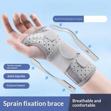 1pc Dual Aluminum Plate Support Wrist Brace, Wrist Joint Stabilizer Wrist Sleeve, Suitable For De Quervain's Tenosynovitis, Mouse Hand - Multicolor - View 1