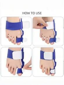 QKC Unisex Thumb Protector, Suitable For Day And Night Use, Hand Wash Only, Foot Care Tool, Anti-Friction Toe Separator - 1PC - View 7