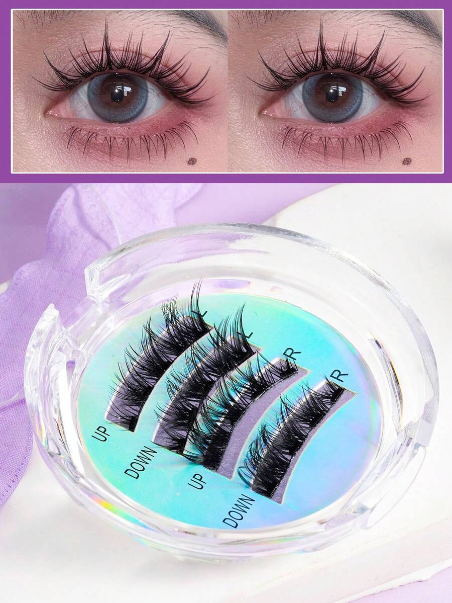 1 Cặp mi giả từ tính, tạo vẻ tự nhiên, dễ dàng gắn mà không cần keo. - Xem 1