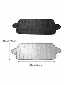 1pc Car Protective Cover, Suitable For Spring, Summer, Autumn And Winter, Dust-Proof, Sunshade, And All-Weather Protection - Multicolor - View 2