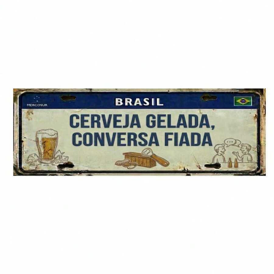 Fun Decorative Wall Plaque In MDF, 40x13cm, With A Phrase For The Barbecue Corner. - 09 - View 1