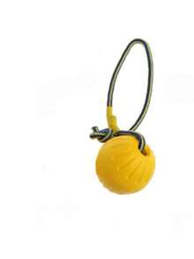 Rope Dog Toy Ball, Puppy Interactive Training Toy, Pet Chewing Plaything, Floating EVA Elastic Ball - Multicolor - View 9