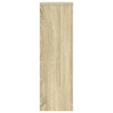 vidaXL Pflanzenständer 2 Stk., Blumenständer Hohle Konstruktion, Dekosäule Podest Für Pflanzen Dekoartikel, Blumenhocker Blumensäule, Helle Eiche Khaki 25x25x80cm Holzwerkstoff - Light Oak Khaki - View 5