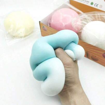 10cm Super Large Fluid Cheese Ball, Pressure Release Giant Fluid Ball, Extra Large Slow Rebound Squeeze Toy, Super Large Fluid Pressure Release Toy, Mud Feeling Moqi Squeeze Toy, Surprise Gift, Birthday Gift, Christmas Gift, Perfect Gift, Gift Toy