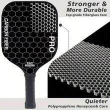 1pc Premium Carbon Fiber Pickleball Paddle 3rd Gen With Durable, Lightweight Carrying Case - Suitable For All Skill Levels - Multicolor - View 5