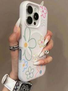 Envío gratuito, entrega en 4 días por 1 unidad. Funda magnética 2 en 1 con diseño de flores de primavera, funda para parejas para el Día de San Valentín, compatible con iPhone 17 Professional Max. 16ProfessionalMax. 15ProfessionalMax. /13/15/16/17Pro/14/11FundaProtectoraMagnetic2en1deGelConPatrónFloralElegante - Blanco antiguo - Ver 3