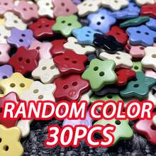 Colorful Cartoon Star Plastic Buttons, Cute For Clothing, Jackets, Shirt, DIY Craft Material, Scrapbooking, Headbands - Mix Color - View 11