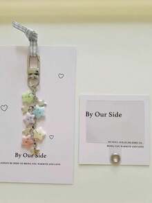 1条许愿星串珠挂绳，CCD手工串珠绳，少女风INS手机挂绳，风铃，耳机挂饰 - 彩色 - 查看 6