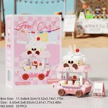 Đồ chơi xếp hình nhỏ, mô hình xe hơi, đồ chơi tự lắp ráp mang tính giáo dục, đồ trang trí, quà tặng. - Nhiều màu - Xem 18