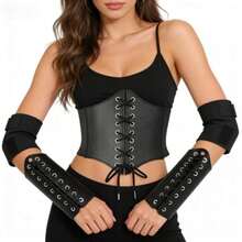 Steampunk Phone Pouch, Medieval Leather Belt, Renaissance Costume - Multicolor - View 1