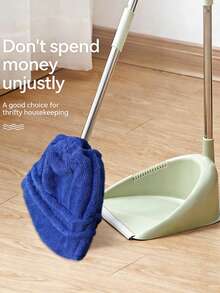 1 cái/2 cái/3 cái/4 cái/6 cái Khăn bọc chổi mềm, Chổi dày dặn dùng được cả khô và ướt, Miếng lau nhà thấm hút bụi bẩn - A - Xem 8