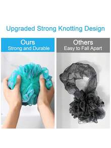 1pc Wash Bathing Sponge Loofahs , Exfoliating Bath Sponge Body Scrubber-Loofa Set (Randomly Send) - Bath Sponge - View 4