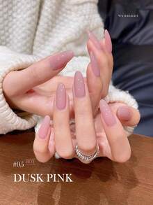 12毫升春夏美甲冰透明裸粉色系列凝胶指甲油胶水百搭多功能美白美甲适用于美甲沙龙和家庭DIY美甲用品 - 彩色 - 查看 14