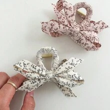 1 chiếc kẹp tóc nơ vải dành cho nữ - Phụ kiện tóc mềm mại, phù hợp cho nữ giới, nhẹ nhàng, không trơn trượt, thoải mái khi đeo hàng ngày, kẹp tóc thanh lịch, phù hợp cho công sở, trường học, các dịp đặc biệt, kẹp tóc thời trang, phụ kiện cần thiết cho trang phục du lịch theo mùa. - Nhiều màu - Xem 2