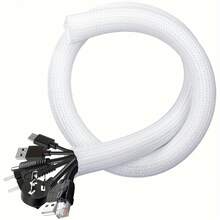 Computer Cable Organizer, Desktop Cable Management Tube, Hub, Car Cable Tie, Cable Protector - 1pcs - View 8