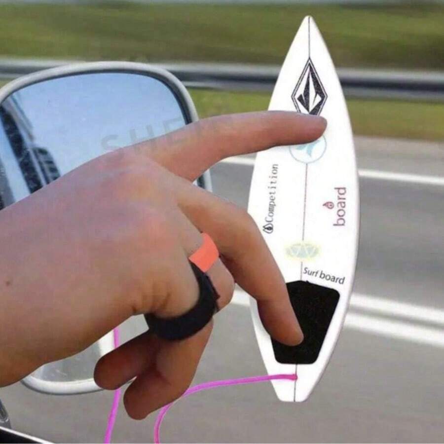 1pc Finger Surfboard Toy, Finger Stress Relief Toy, Mini Finger Surfboard, Finger Skateboard, Small Gadget Toy, Finger Surfboard Toy - Multicolor - View 1