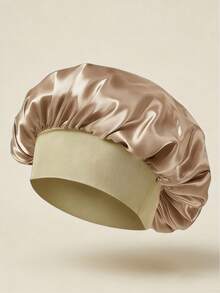 2pcs Silk Sleep Cap For Women, Satin Lining, Elastic Band, Suitable For Curly Hair,Summer,Beach,Hat - Multicolor - View 6