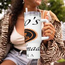 Tito's  40oz Stainless Steel Tumbler With Handle & Leak-Proof Lid - Double Wall Vacuum Insulated Travel Mug, Detachable Easy Clean For Car, Office, Home, Camping, Gift For Men Women - trắng - Xem 8