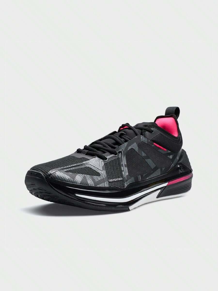 XTEP 特摄第十代云系列篮球鞋，低帮，缓震，防滑，耐磨，专业篮球鞋，黑/经典白 - 黑/經典白 - 查看 1