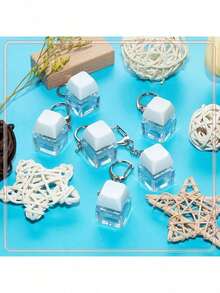 4-In-1 Keyboard Stress Relief Keychain, Keyboard Stress Relief Finger Shaking Bell Toy, Stress Relief Gift, Ideal Birthday Gift, Party Favor - Multicolor - View 7