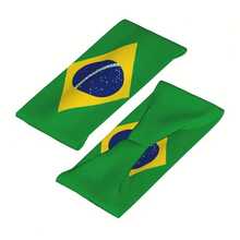 国旗图案休闲啦啦队头带发饰 - 彩色 - 查看 4