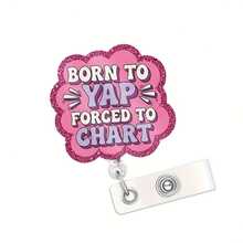 1pc Retractable And Lightweight Badge Clip With ID Card Holder, Easy To Pull, Suitable For Nurses, Employees, Doctors, Registered Nurses And Nursing Assistants - A - View 1