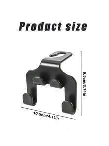 1pc/2pcs Universal Auto Seat Headrest Hook Storage Hanger Car Vehicle Back Seat Organizer Holder Car Mobile Phone Holder Car Interior Accessories - A - View 10