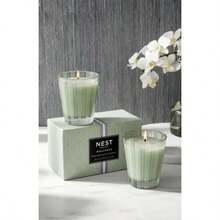 NEST Fragrances WELLNESS Set Of Two 8.1 Oz Candles Wild Mint Andamp; Eucalyptus Gift - như hình ảnh - Xem 1