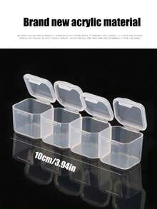 Transparent Drawer-Style Multi-Layer Makeup Organizer Box, Classified Shelves, Makeup, Jewelry, Nail Polish, Desktop Sundries Storage - Transparent - View 14