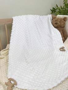1pc Baby Crib Comforter Plush Bedsheet Fitted Sheet Set, Soft & Comfortable Newborn Patchwork Mattress Cover, Suitable For All Seasons, Machine Washable - White - View 11
