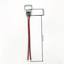 5/10 piezas Adaptador plano transparente iluminado de Tipo-C de 2 pines USB, con indicador luminoso verde, conector hembra a macho USB, cable de cobre chapado en estaño rojo y negro que soporta una corriente de 3A, adecuado para proyectos de manualidades DIY - transparente - Ver 3
