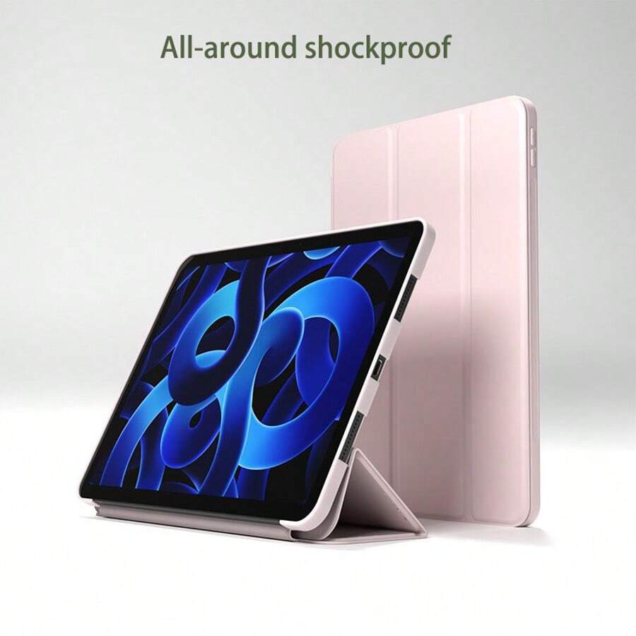 适用于 iPad 第十代的保护壳，三折支架，智能睡眠/唤醒功能，内置笔槽，TPU 透明软壳，简约休闲时尚的折叠平板电脑保护套；适用于 iPad 第十一代平板电脑保护套，A16 芯片保护套；适用于 iPad Air 11 (M2)，第九代 10.2 英寸，第八代 10.2 英寸；适用于三星 Galaxy Tab 平板电脑的保护壳