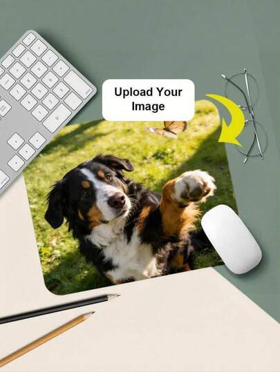 Customized Mouse Pad With Your Own Design Or Photo, Personalized Mouse Pad Suitable For Desktop/Laptop, Multi-Purpose For Office/Home/PC Gaming, Ideal Gift For Friends