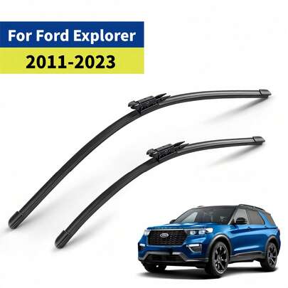 2 Factory Wiper Blade Replacement For Explorer 2011-2023 Original Equipment Windshield Window Wiper Blades Set - 26"/22"(Set Of 2)