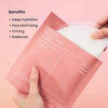8Pcs Collagen Real Deep Mask, Hydrating Overnight Hydrogel Mask, Pore Minimizing, Elasticity, Plumping Improvement, Korean Skin Care, Ideal Daily Skincare & Perfect Gift For Women - Collagen - 查看 6