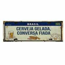 Fun Decorative Wall Plaque In MDF, 40x13cm, With A Phrase For The Barbecue Corner. - 09 - View 2