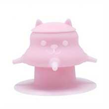 Multi-Head Pet Feeding Bottle Nipple Food Utensils, Simulated Feeding Bottle Cat Self-Feeding Milk Dispenser, Puppy, Bubble Milk Bowl Bionic Nipple Bottle For Drinking Milk, Pet Supplies, Pink, Yellow - 230ml - View 12