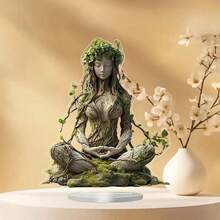 Tượng nữ thần Bohemia in 2D, trang trí bể cá bằng acrylic, vật trang trí phòng khách. - 1PC - Xem 3