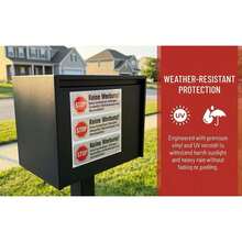 No Advertising Stickers, Can Be Removed Individually, Made Of PET Material, Stop Mailbox Advertising Scrapbook Supplies Scrapbooking - 3pcs - View 7